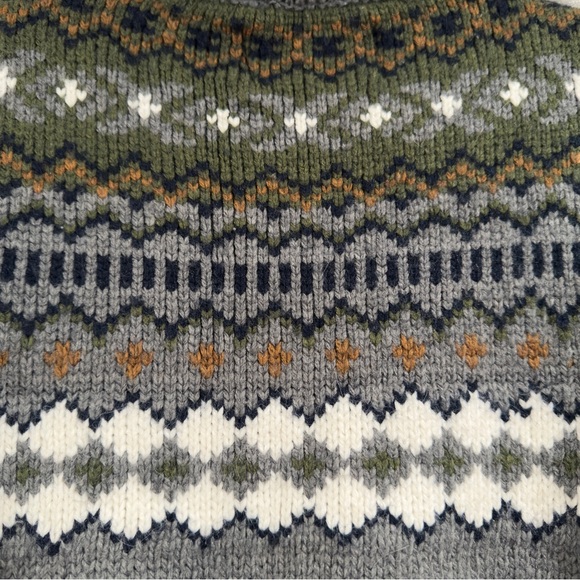 American Eagle Outfitters Gray and Green Crewneck Sweater - Picture 5 of 5